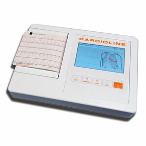 100L Cardioline EKG-Gerät mit Glasgow Algorithmus Interpretation