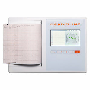 Cardioline 200L EKG-Gerät mit Glasgow-Algorithmus-Interpretation